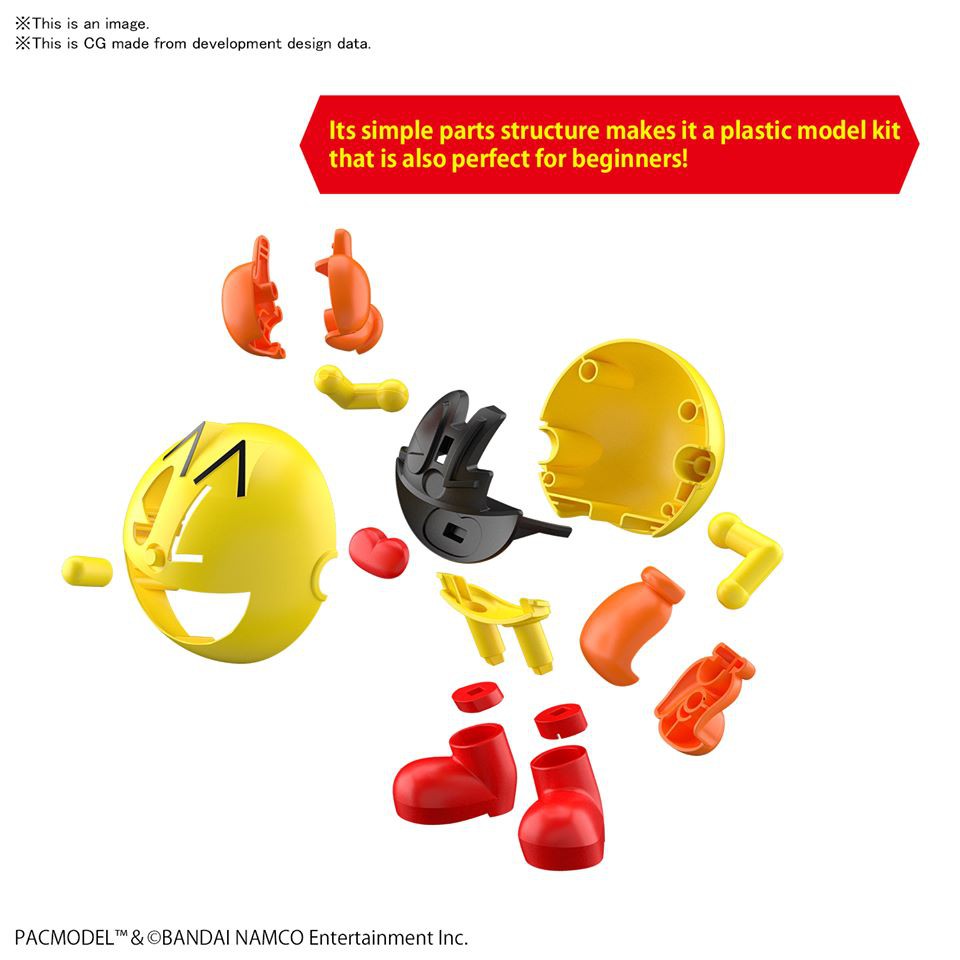 Mô Hình Lắp Ráp Pac-Man Entry Grade EG Bandai 1/144 Đồ Chơi Anime Nhật