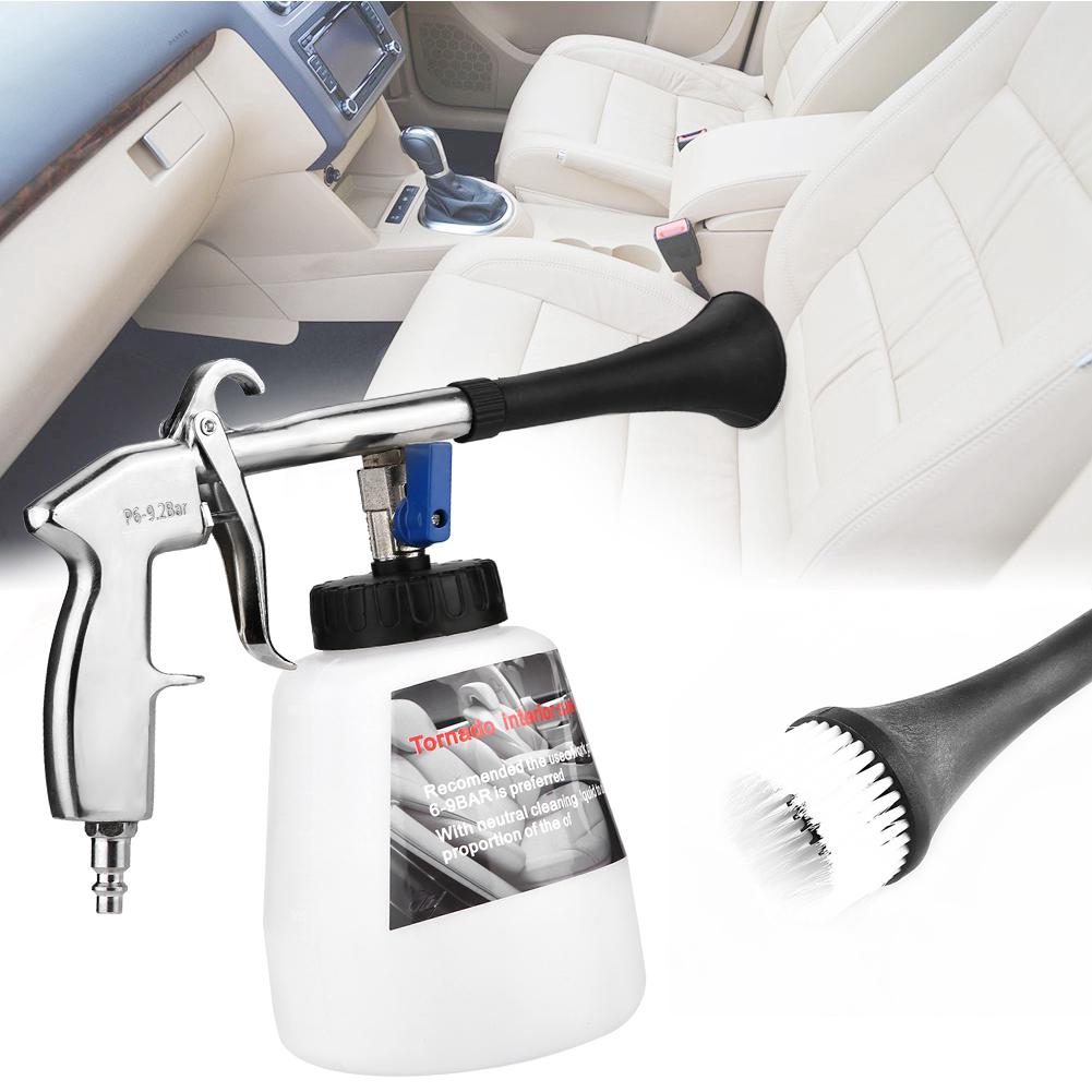 Bộ súng lốc xoáy kèm bình và bàn chải dùng để vệ sinh tiện dụng