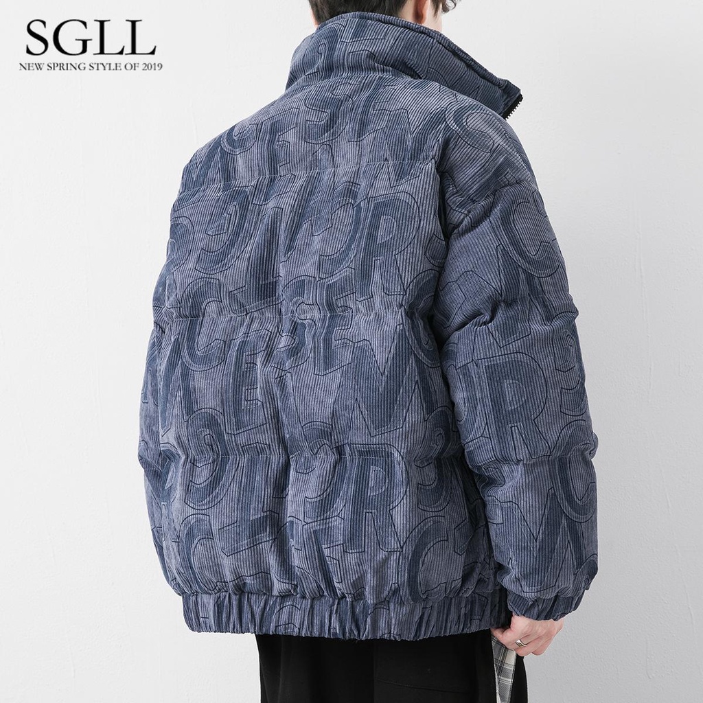 Áo phao nam hàn quốc họa tiết độc lạ dày ấm thời trang mùa đông