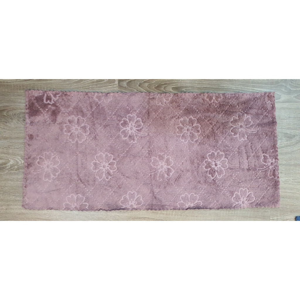 Khăn đa năng lông cừu dập gấu 35x75cm #khandanang #khanlongcuu