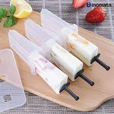 Khuôn làm kem 3 chiếc nhựa trong NỘI ĐỊA NHẬT BẢN