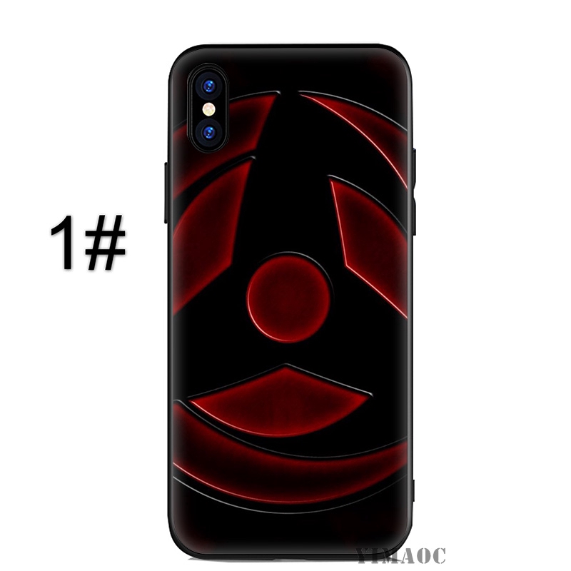 Ốp điện thoại in hình về Sharingan trong Naruto cho iPhone 5/5S/SE/6/6S/6+/6S+/7/8/7+/8+/X/XS/XR/XS Max