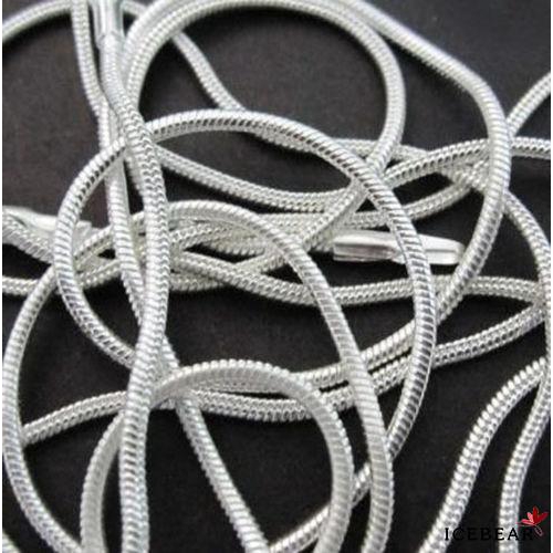 ✸ღ✸wholesale 925sterling solid Silver 1mm snake chain Necklace 16-30inch