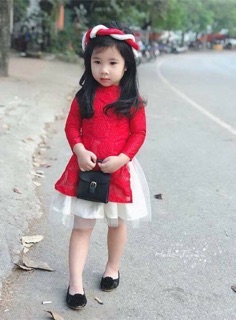 Áo dài cho bé trai bé gái. Kèm vấn