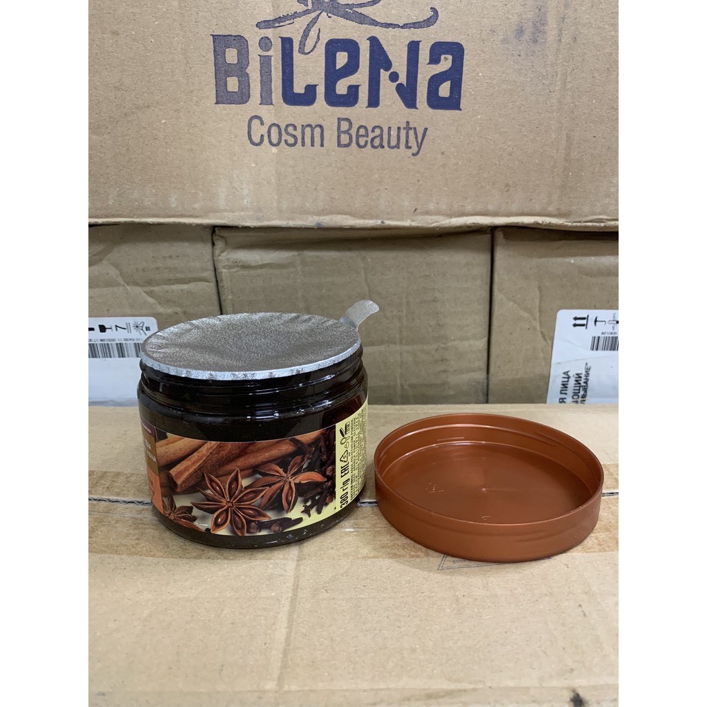 Tẩy da chết Quế Hồi Nga và Cà Phê toàn thân Gel Scrub Coffee Cinnamon Cloves 380g - KOCODA