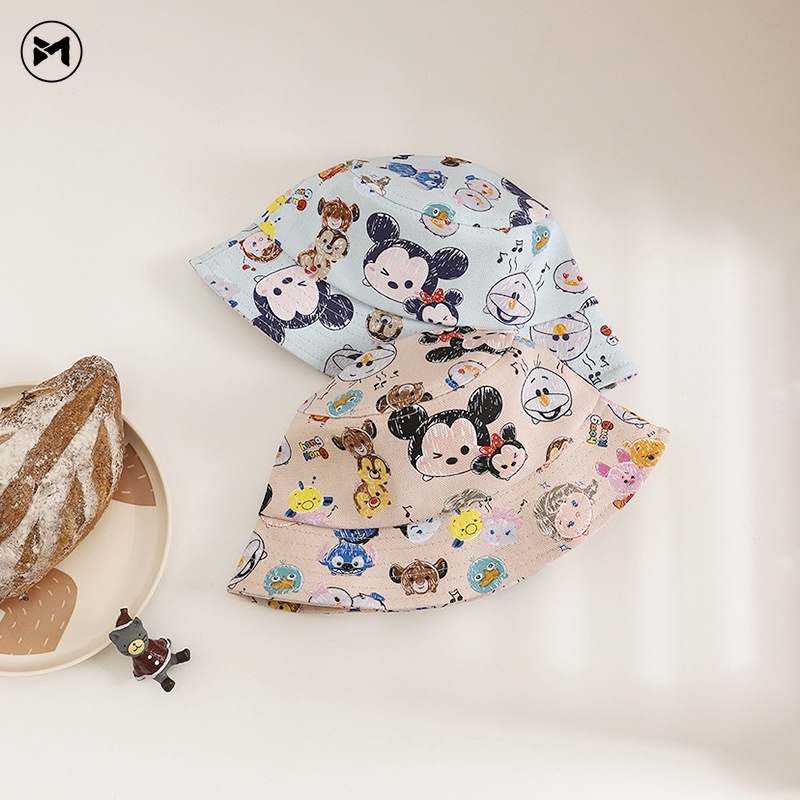 Nón Tai Bèo In Họa Tiết Hoạt Hình Dễ Thương Cho Bé 2-4 Tuổi