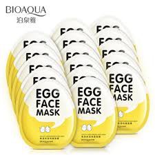 Combo 10 miếng mặt nạ Bioaqua Egg Face Mask (trứng vàng)