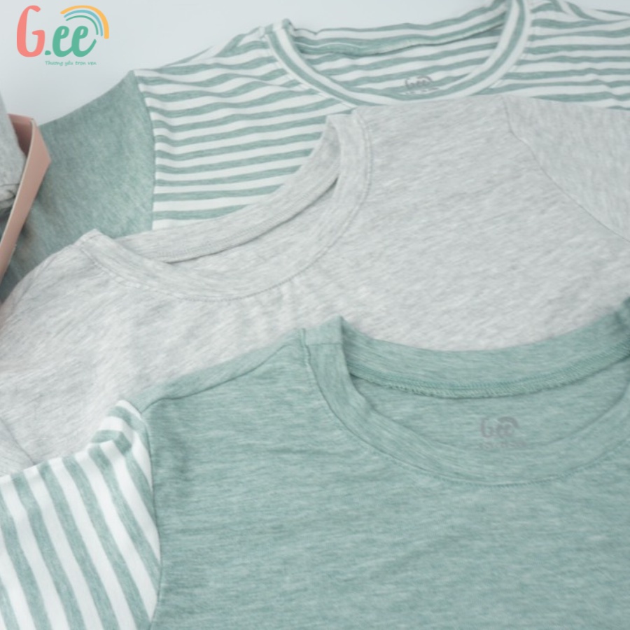 Áo phông cộc tay bé trai, chất liệu gỗ sồi siêu mềm mát, thấm hút mồ hôi -Gee