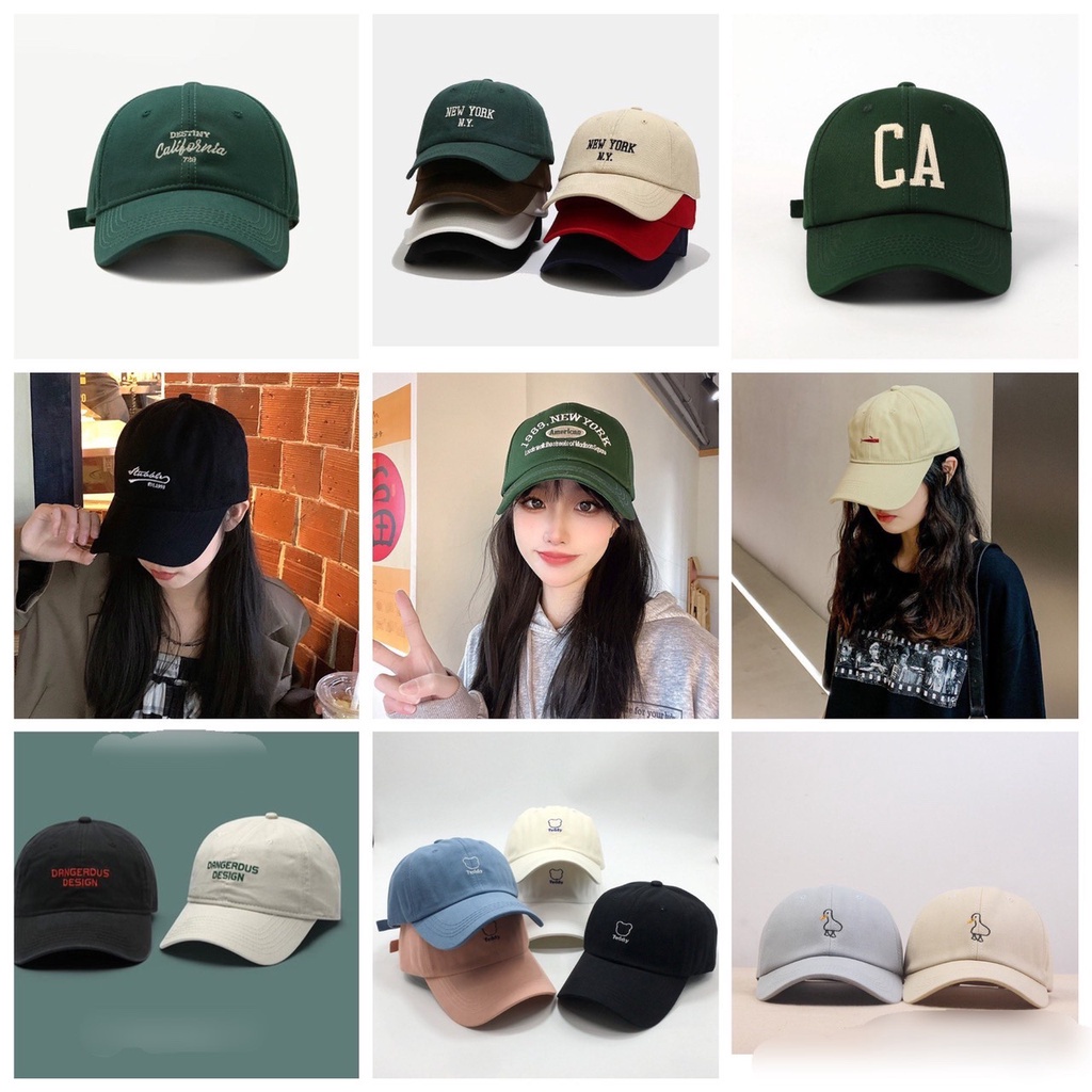 Mũ lưỡi trai nón kết thêu chữ phong cách Ulzzang form unisex nam nữ mã ML002
