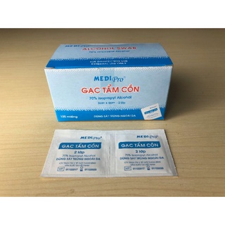 Gạc tẩm cồn 3x6cm (Gạc sát khuẩn)