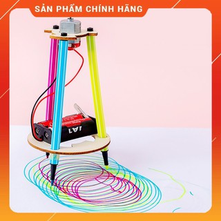 ĐỒ CHƠI TRÍ TUỆ 💖 BỘ ĐỒ CHƠI KHOA HỌC TỰ LÀM ROBOT GRAFFITI VẼ HÌNH