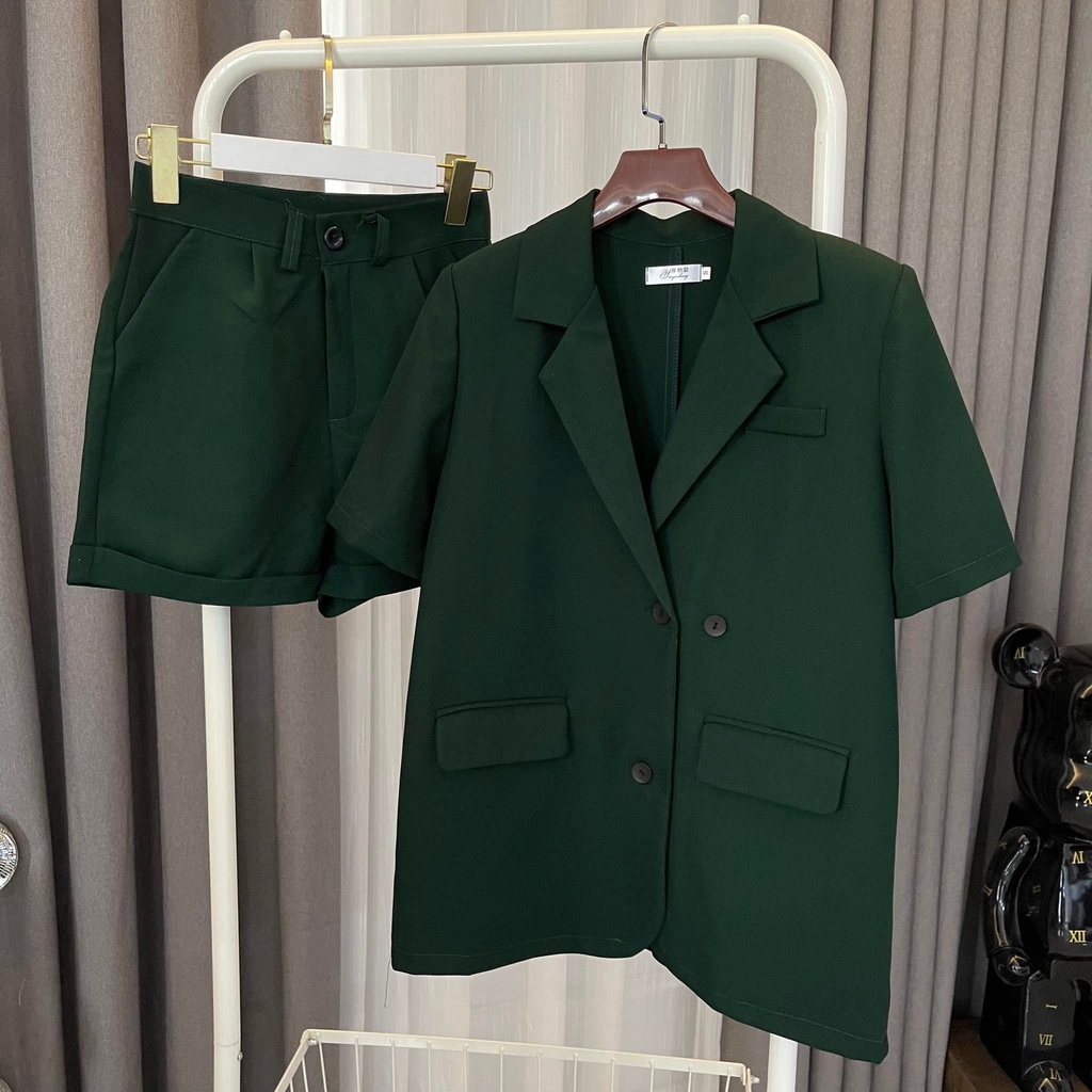 Áo vest nữ công sở tay ngắn, Quần short nữ nhiều màu phong cách hàn quốc ( A2 )