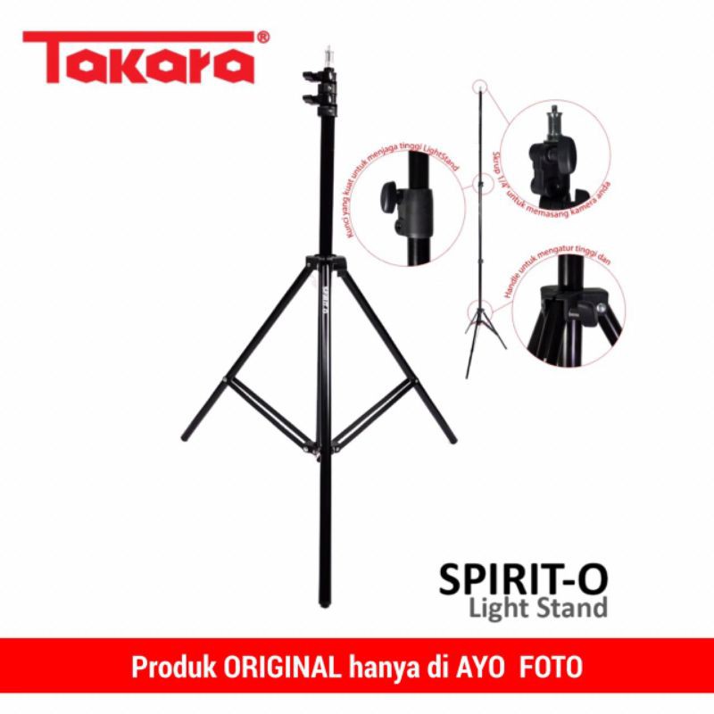 Takara Spirit O Light Đứng + Túi Đựng Cho Đèn Studio Takara