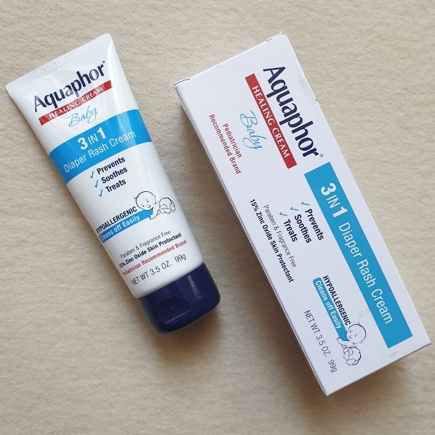 Kem Chống Hăm Tã Trẻ Sơ Sinh Aquaphor Baby 3in1 Diaper Rash Cream 99g