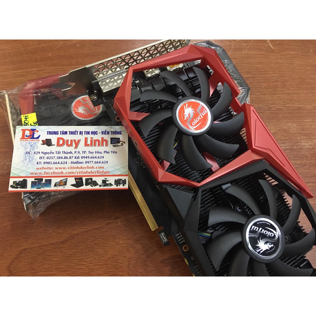 Vga GTX 1050ti 4G Colorful 2 fan game còn bảo hành đến 08/2022 95