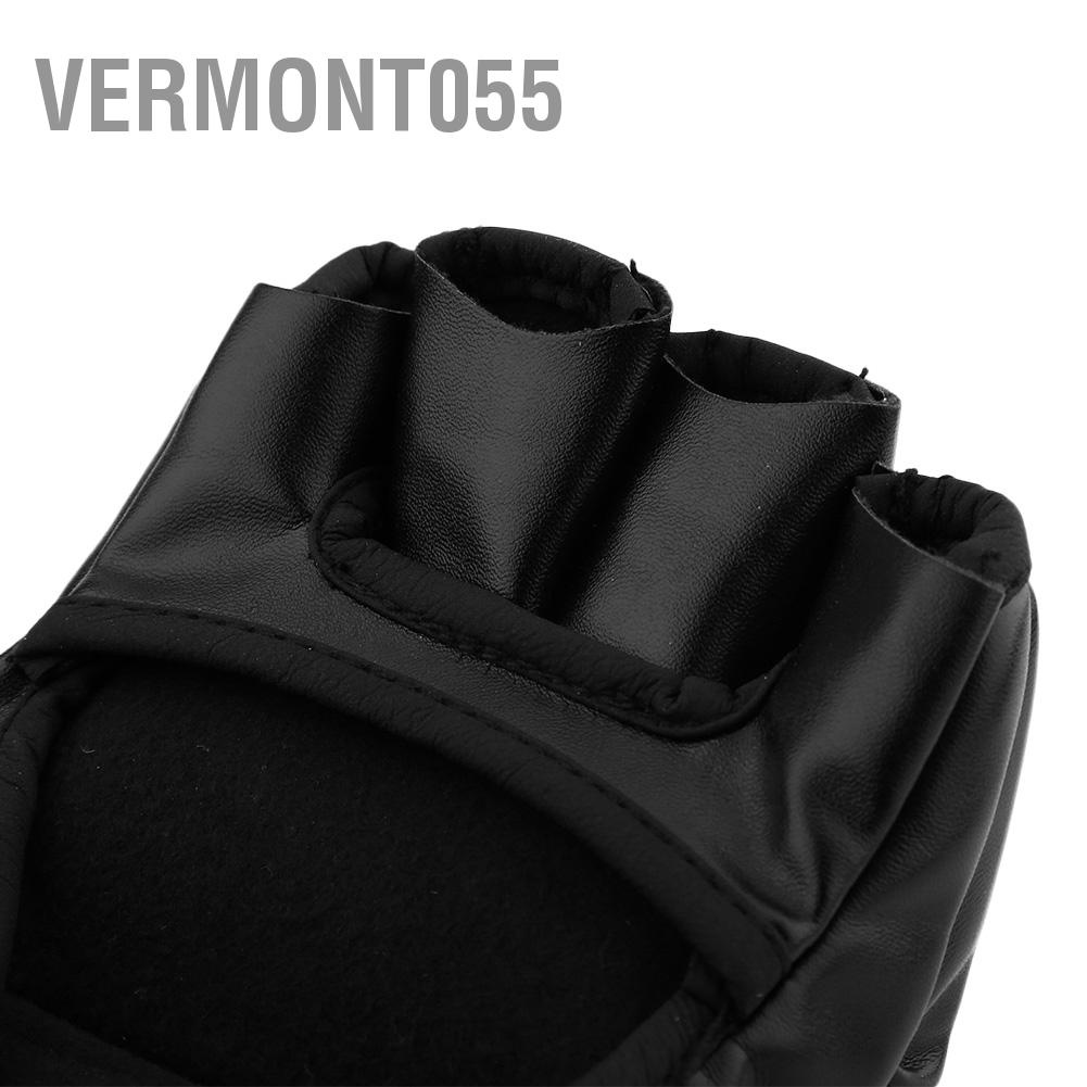 Vermont055 Vermont055 Đánh đấm nửa ngón tay bốc MMA Sparring Glovers Hand Wraps for Sports