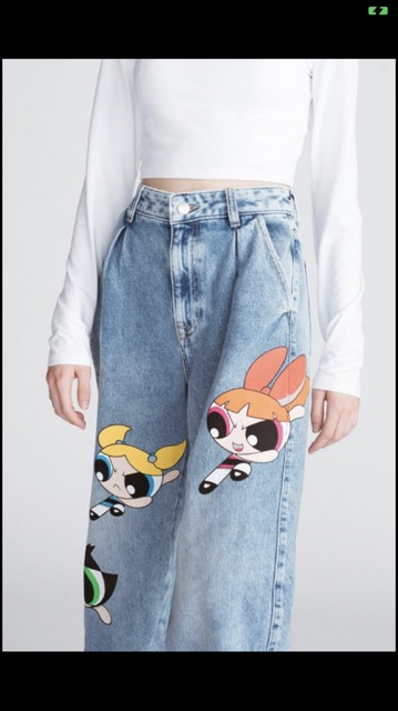 Quần Jeans Boy Hoạt Hình B.S.K