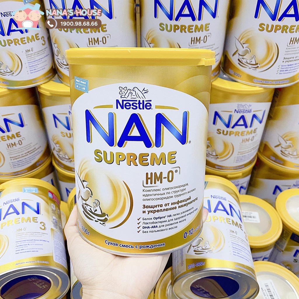 SỮA NAN NGA SUPERME HMO ĐỦ MẪU 400gr/800gr [HÀNG CHÍNH HÃNG]