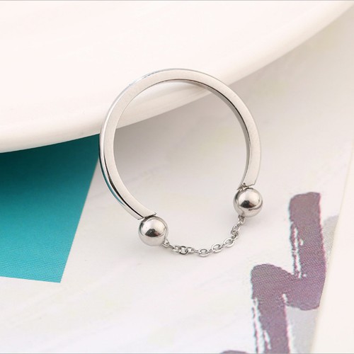 Nhẫn Nữ Cá Tính Titan Không Đen TT 2401