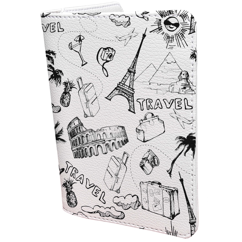 Bao Da Hộ Chiếu / Passport Du Lịch Nam - Nữ  Travel the World- LT050 STORMBREAKER