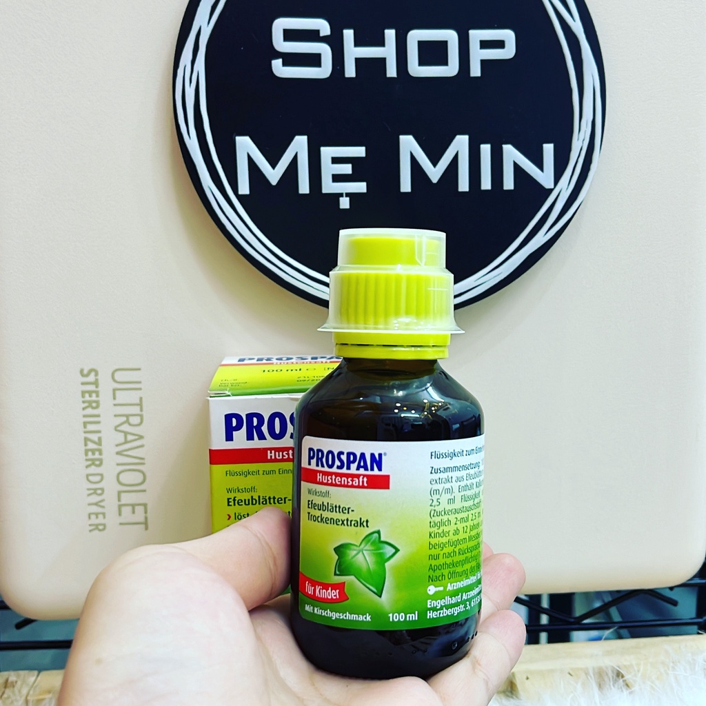 Hộp 100ml siro pros pan Đức date xa- Siro ĐỨC