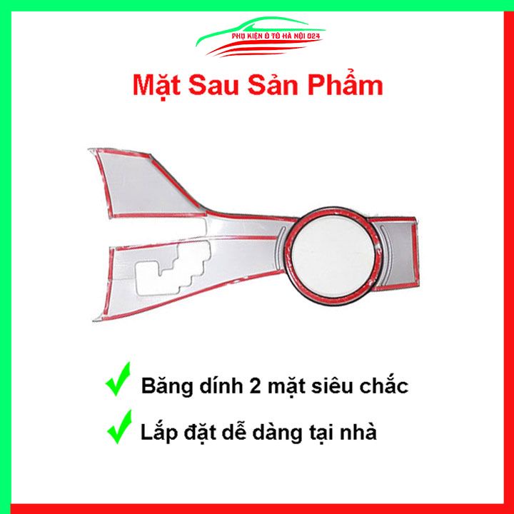 Ốp nội thất cho xe ô tô Toyota Innova 2017-2019 vân Titan bảo vệ chống trầy xước và làm đẹp xe