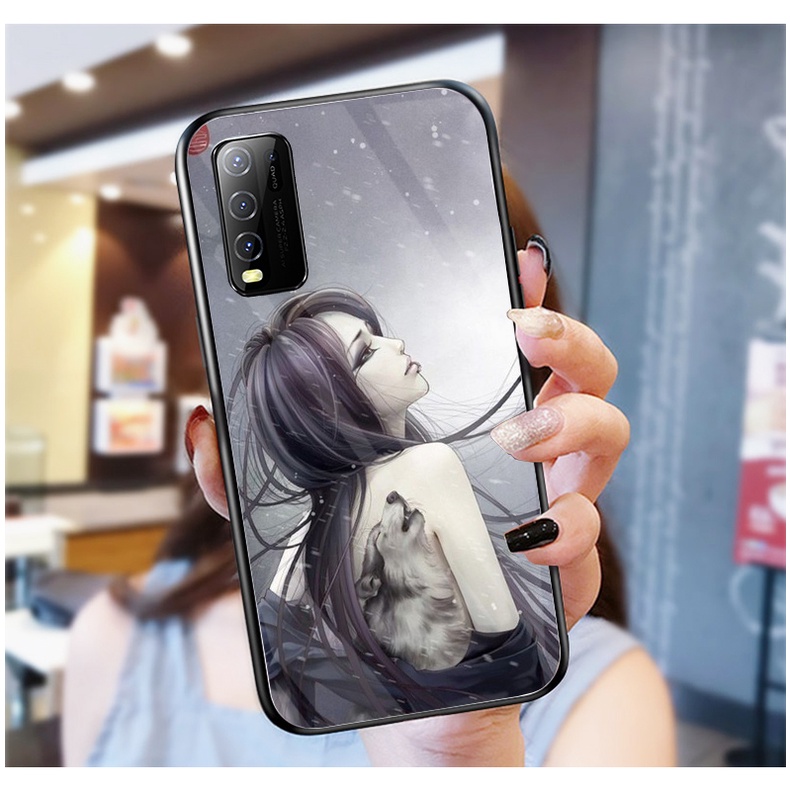 Ốp Lưng VIVO Y20,Y20S, Y12S  Ốp kính bóng cao cấp mới nhất