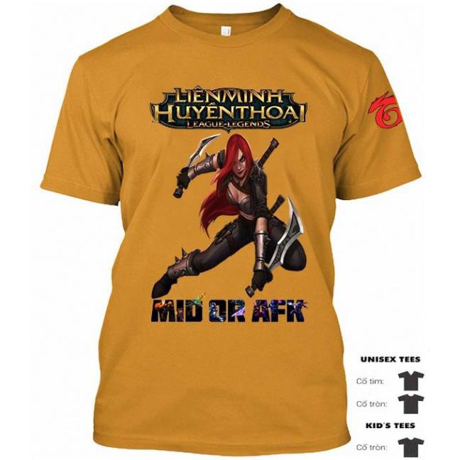 Áo Thun KATARINA, Áo Thun Liên Minh KATARINA Cực Đẹp - Áo Thun LMHT - LOL Tshirt