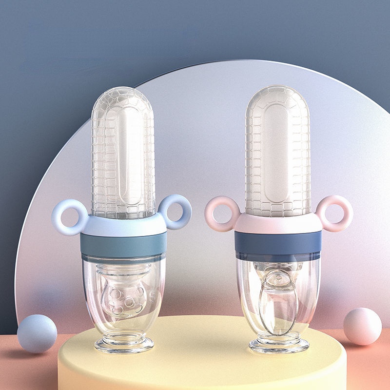 Muỗng Ăn Dặm Bằng Silicone Mềm Kèm Muỗng Tiện Lợi Dành Cho Trẻ Sơ Sinh Mì Cho Ăn bình sữa cho bé sơ sinh