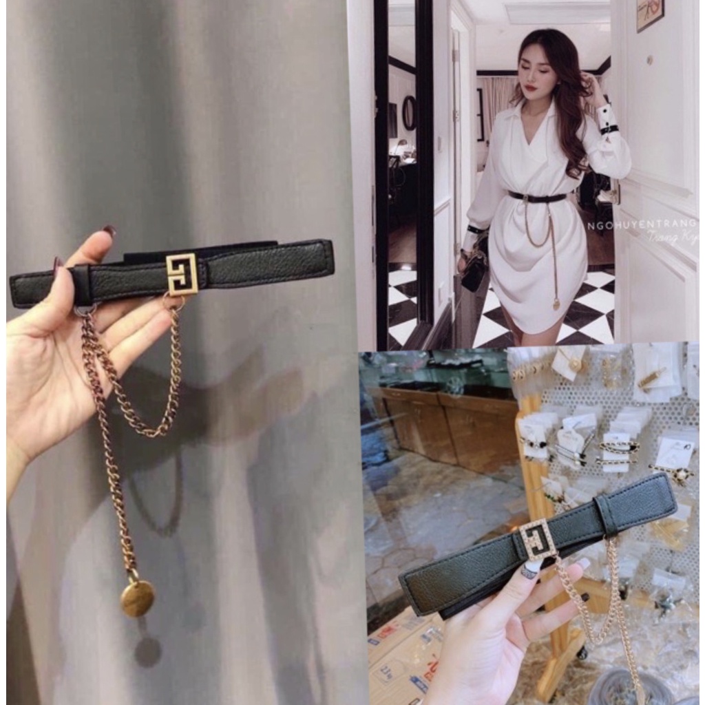thắt lưng nhỏ, đai váy bản nhỏ bản 2cm