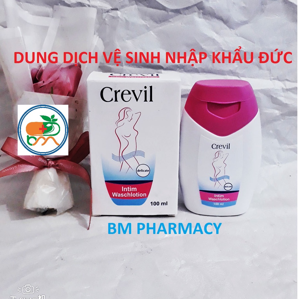 Dung dịch vệ sinh CREVIL (nhập khẩu Đức), giúp vệ sinh, giữ môi trường PH, lưu mùi hương nhẹ nhàng, dễ chịu