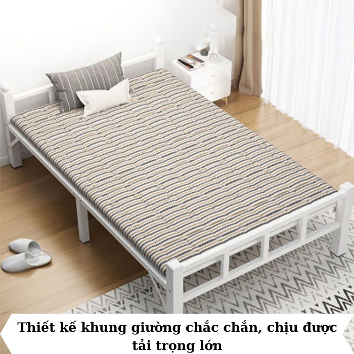 Giường Thông Minh Gấp Gọn - Giường Gấp Văn Phòng Khung Sắt Tĩnh Điện Cao Cấp
