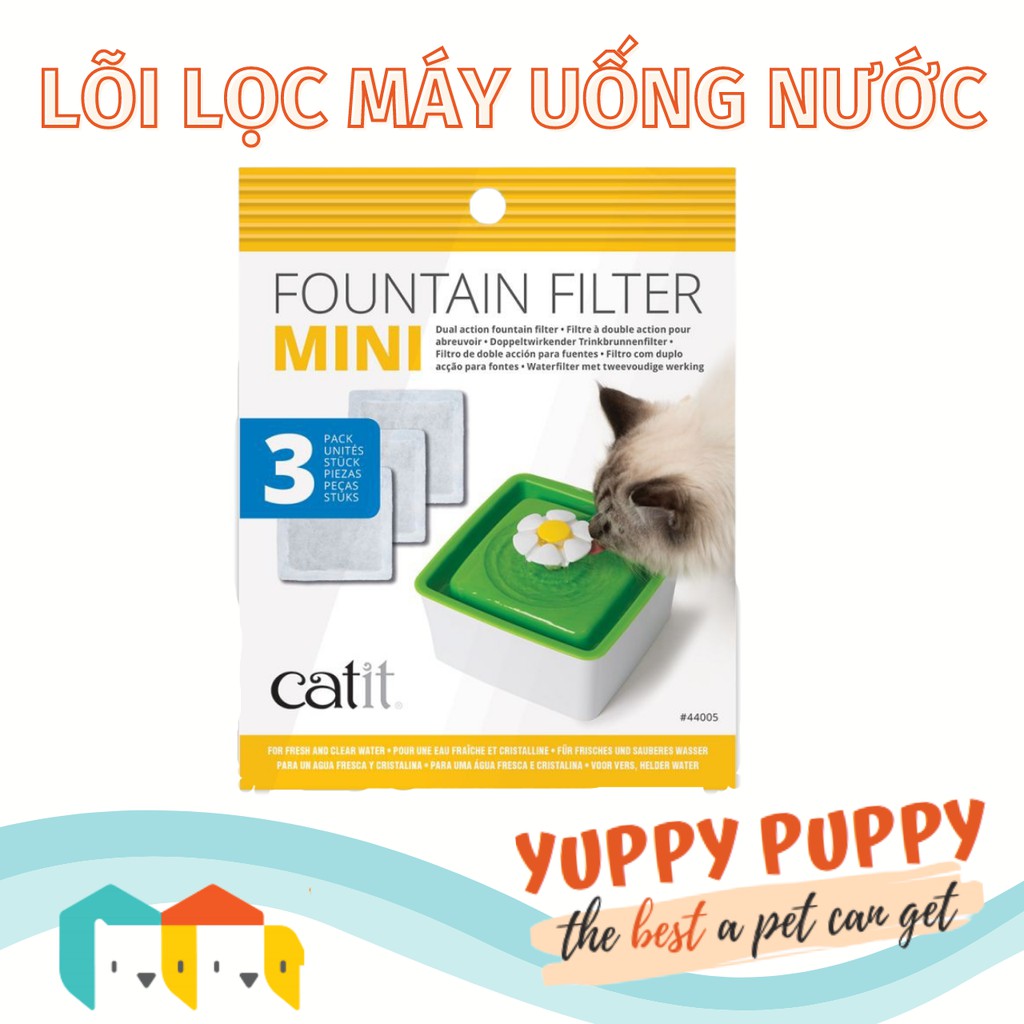 Catit lõi lọc máy uống ước bông hoa mini 2 lít