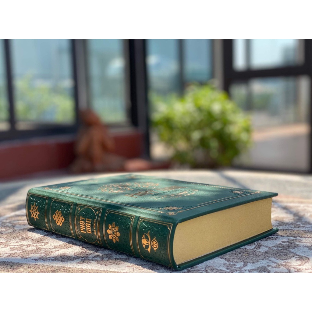 Sách Thaihabooks - THẾ GIỚI PHẬT GIÁO - John Powers- Ân Bản Bìa Da In 500c –Bình Book