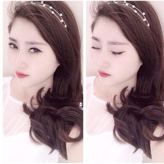 Bờm 2 dây ngọc đá mảnh