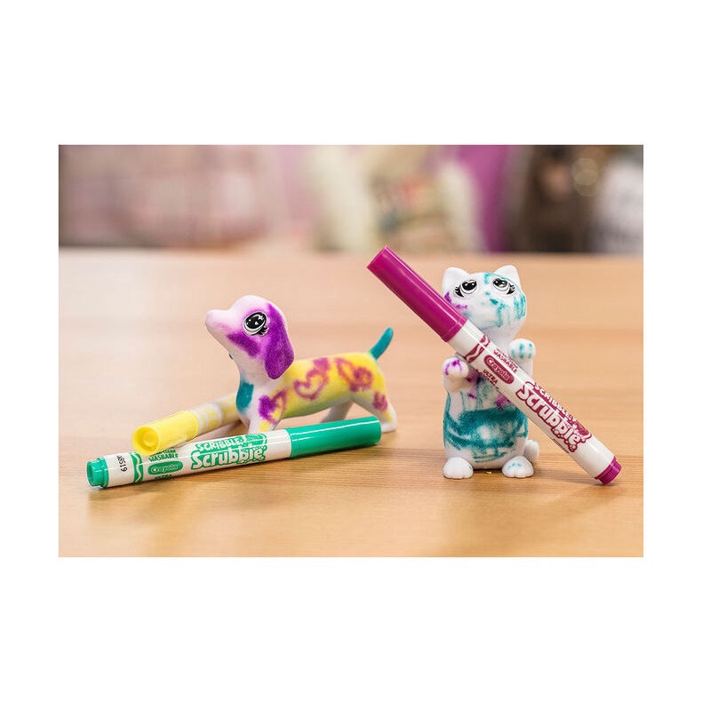 Đồ chơi tô màu con vật có thể rửa sạch và tái sử dụng cực kì thú vị, tô tượng thú cưng sáng tạo cho bé