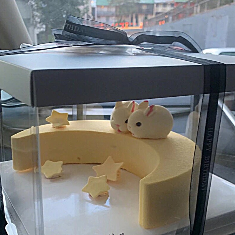 Khuôn Silicone Làm Bánh/Sô Cô La/Thạch/Pudding/Bánh Pudding/Xà Phòng Hình Thỏ Phục Sinh 6 Ngăn DIY