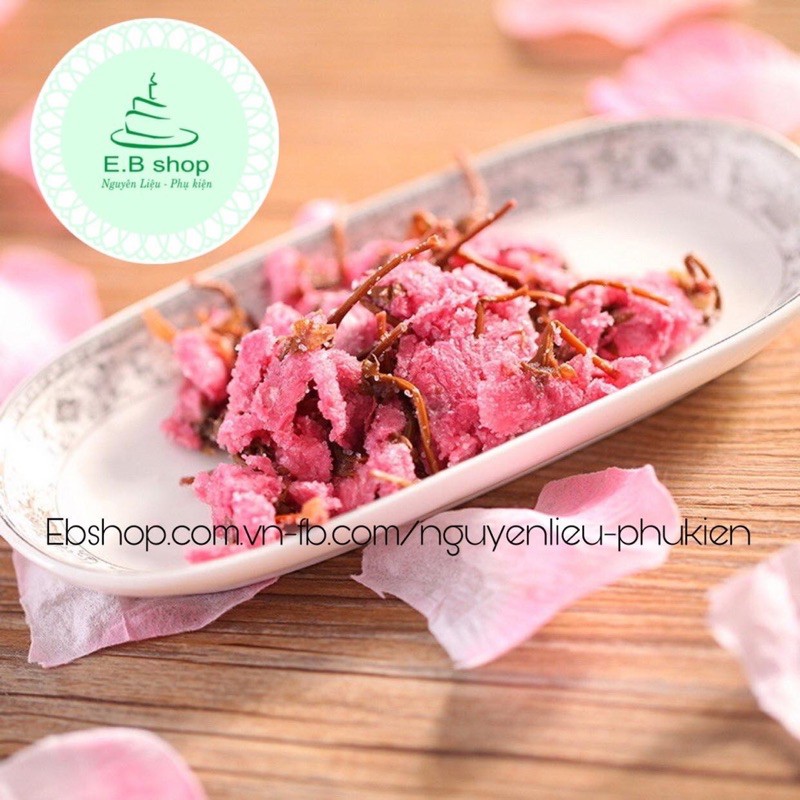 HOA ANH ĐÀO MUỐI TRANG TRÍ BÁNH KEM THẠCH KẸO GÓI 50GR