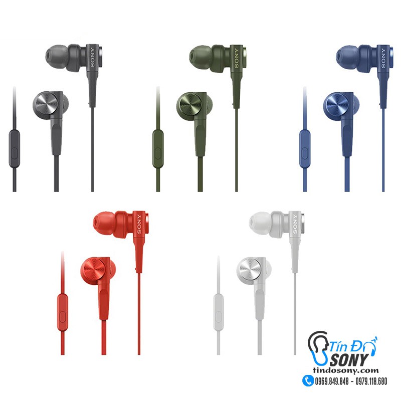 Tai nghe nhét tai Extra Bass Sony MDR-XB55AP, có mic