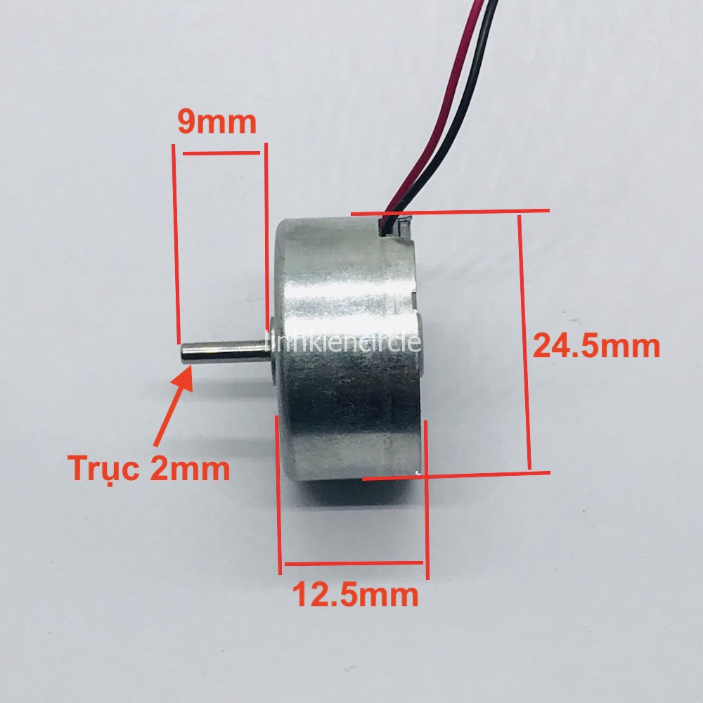 4 motor mô tơ mini 3V - 6V kèm dây mẫu 300 mới 100% chạy êm tiết kiệm điện 5500 - 10000 RPM chất lượng cao - D0005