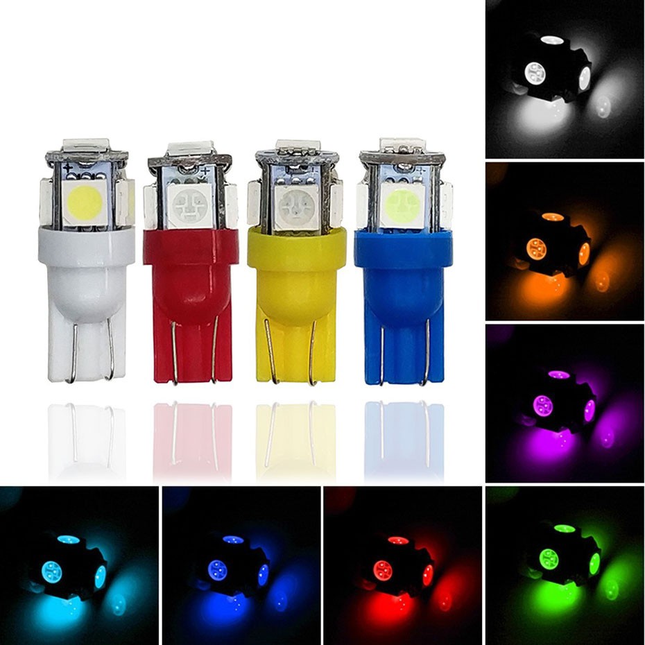 LED xinhan chân T10 - Đủ màu - Giá 1 bóng