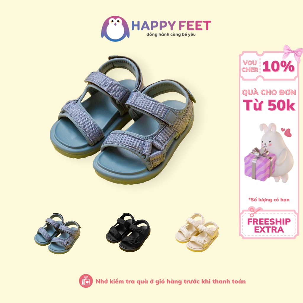 Giày sandal Cheerful Mario 6213 đế mềm thời trang đi biển hè phong cách Hàn Quốc cho bé- Happy Feet phân phối chính hãng