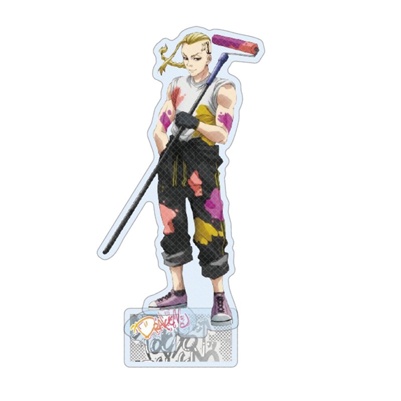 flowersqueen Mô hình nhân vật Anime Tokyo Revengers bằng acrylic đứng để bàn trang trí