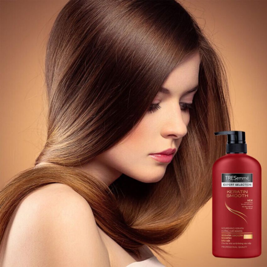 Cặp dầu xả và gội TRESemme 450G chai đỏ trắng Thái Lan mềm mượt cho tóc cao cấp