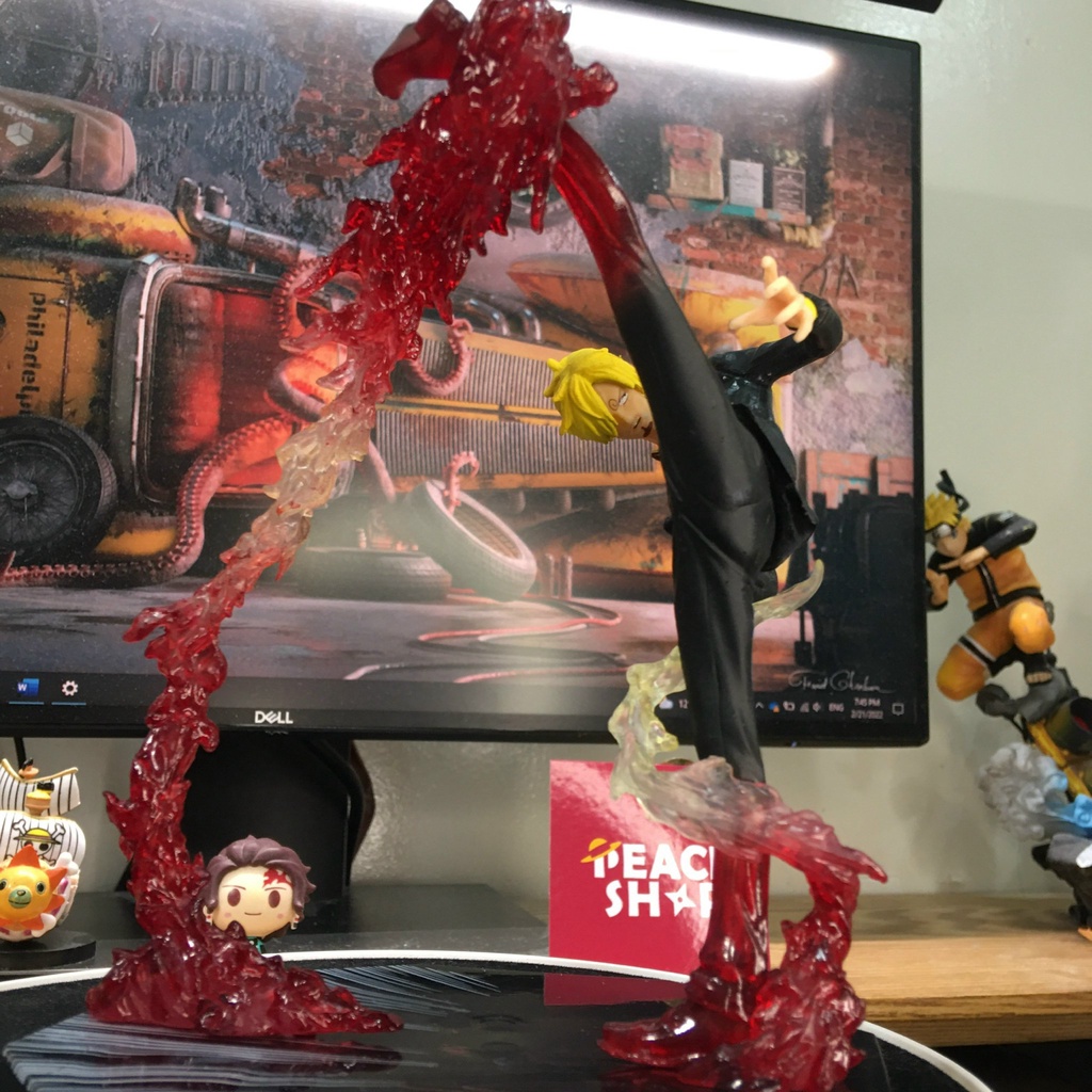 Mô Hình Sanji One Piece Đồ Chơi Decor Bàn Học Bàn Làm Việc Phòng Ngủ Anime Manga MH07