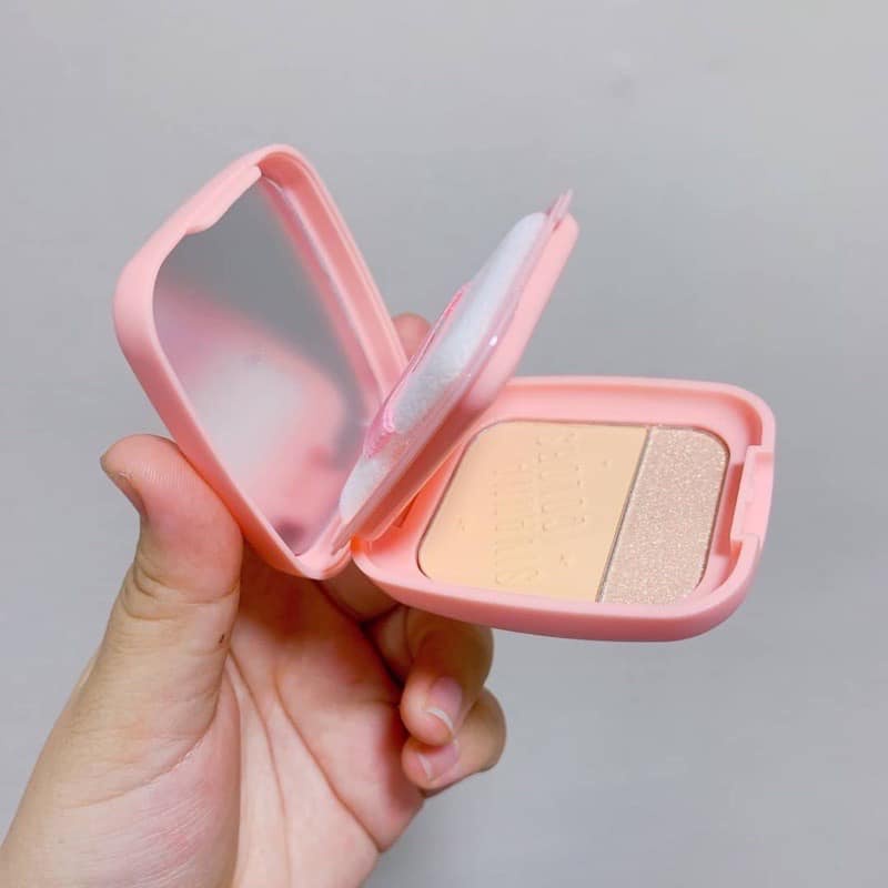 PHẤN NỀN SIVANNA COLORS PRO MAGIC PRESSED POWDER &amp; HIGHLIGHTER HF5066 CHÍNH HÃNG - 11284