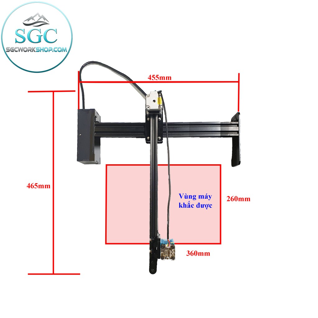 Máy Khắc Laser Mini 2030 Giá Rẻ