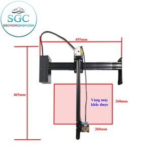 Máy Khắc Laser Mini 2030 Giá Rẻ (Khắc logo thương hiệu, Khắc tranh ảnh, Cắt thiệp cưới...)