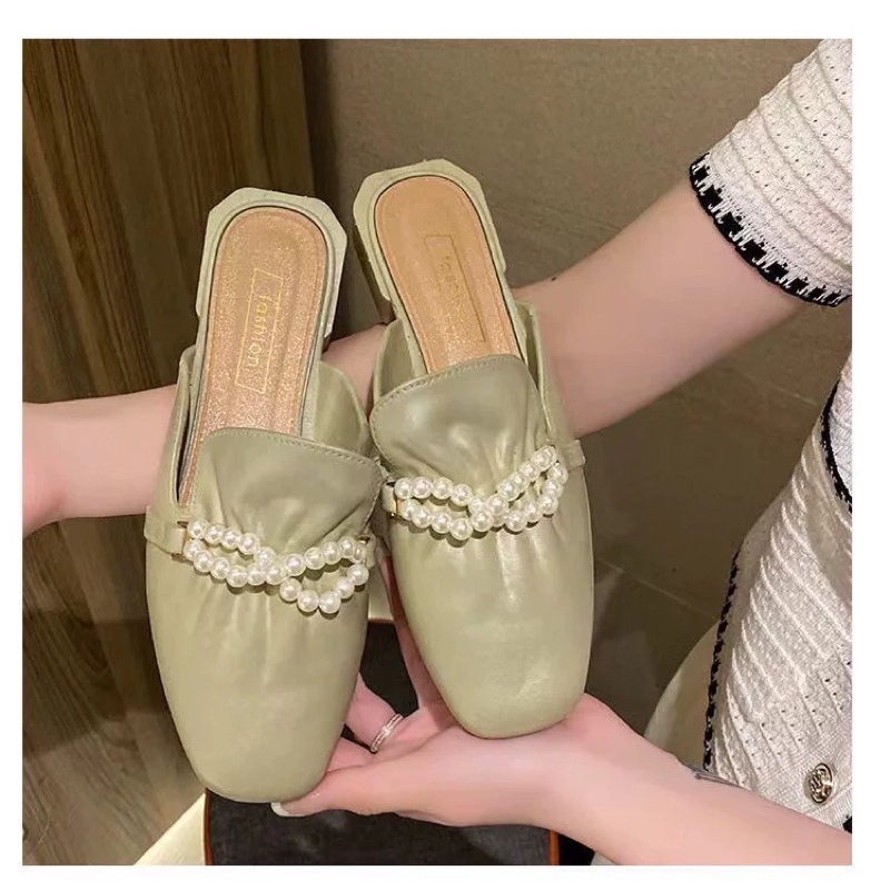 Sục nữ thời trang - Giày lười nữ cao su dẻo đủ size 35-40