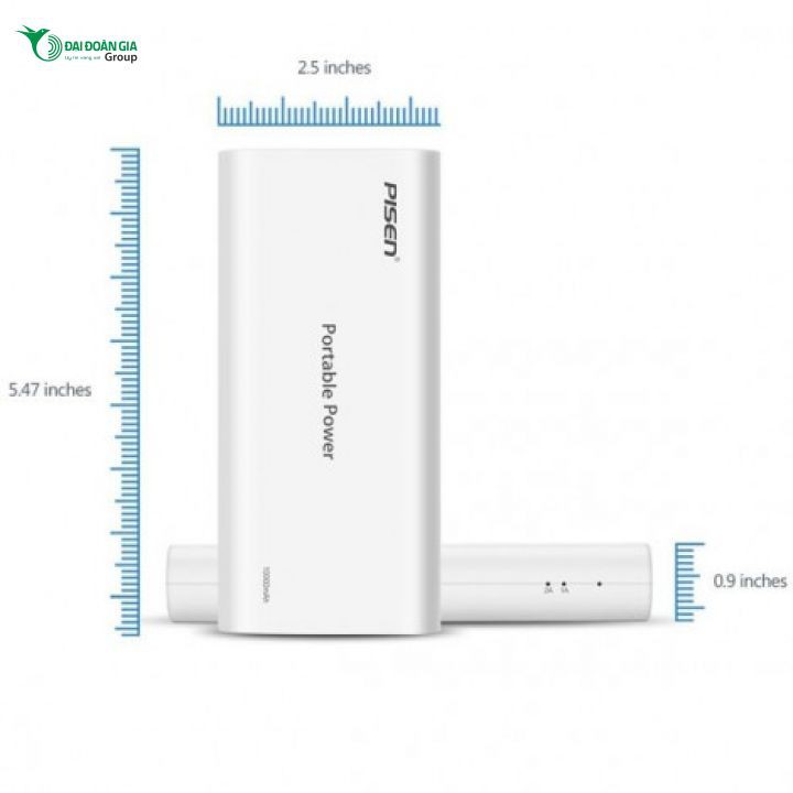 Sạc dự phòng Pisen Portable Power 10000mAh